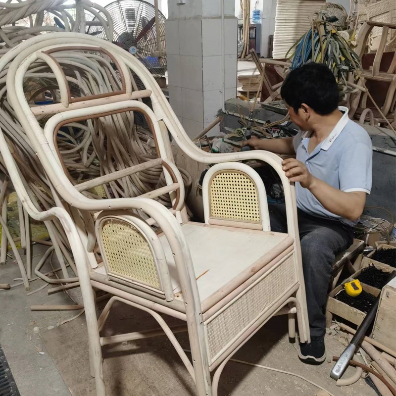 藤編家具制作