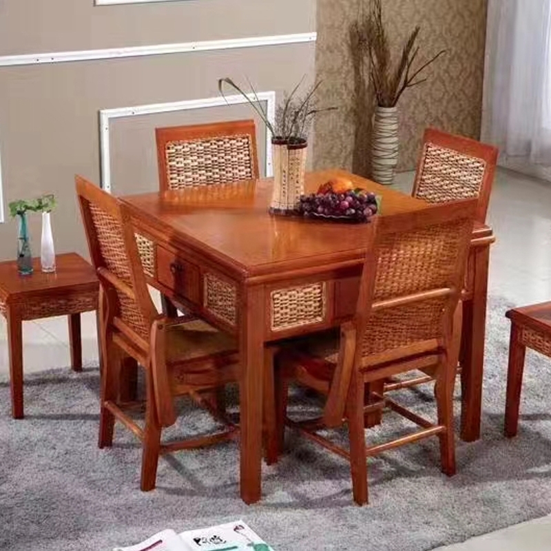 藤編桌椅